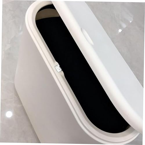 Generic 10pcs Switch Lock Trashcan Lock Trash Bin Lock Replacement Buckles for Trashcan Household Waste Bin Clip Latches Trashcan Supplies Trashcan Buckle White Button Plastic Garbage Can - Jamouz