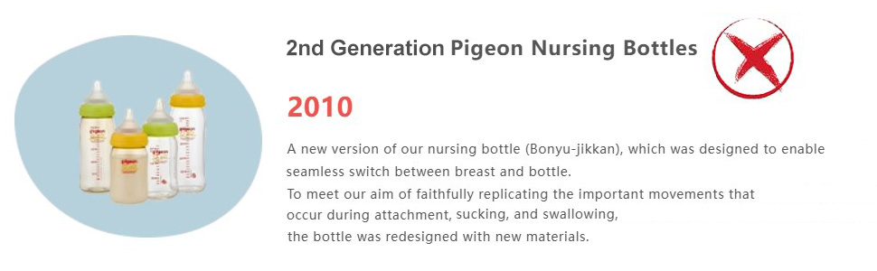 NOT FOR Pigeon 2nd Generation Baby Bottle