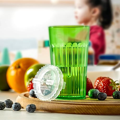 BUNDLE: Reflo Smart Cup (Clear 1-Pack) Open Training Cup, Toddler Cup, 360 Control-Flow, AND free training and use e-guide via QR code on packaging. - Jamouz