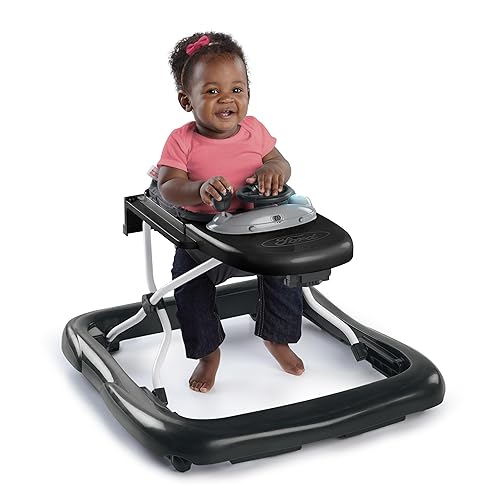 Bright Starts Ford F-150 4-in-1 Agate Black Baby Activity Center & Push Walker with Removable Interactive Steering Wheel-Toy, 6 Months and up - Jamouz