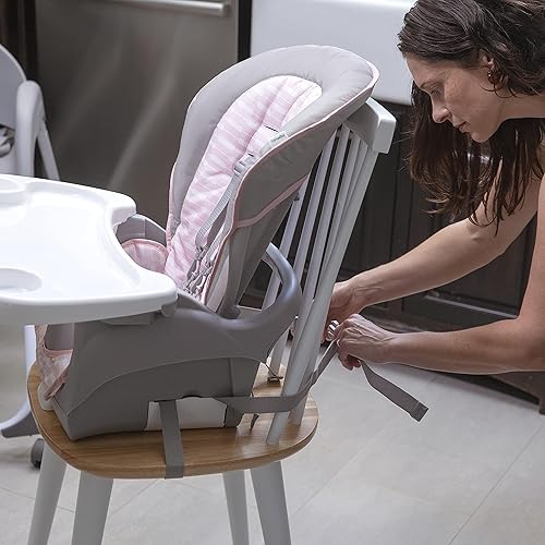 Ingenuity Full Course 6-in-1 High Chair - Baby to 5 Years Old, 6 Convertible Modes, 2 Dishwasher Safe Trays - Astro, 13108 - Jamouz