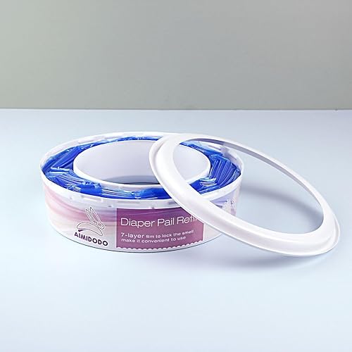 4-Pack Diaper Pail Refills Compatible with Genie and Munchkin Diaper Pails Refills - Jamouz