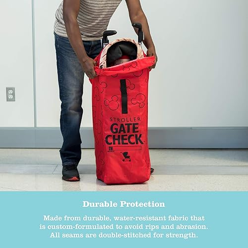 J L Childress Stroller Gate Check Bag - Red - Jamouz