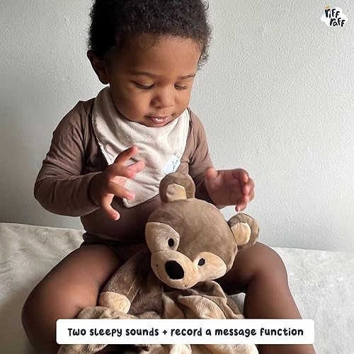 Riff Raff Bunny Sleep-Soother Unique Lullaby, Heartbeat & White Noise Plush, Washable, Portable, Perfect Sleep Aid - Jamouz