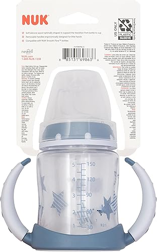 NUK Learner Cup, 6+ Months, Timeless Collection,  Exclusive, 5 Oz, Pack of 2 – BPA Free, Spill Proof Sippy Cup - Jamouz