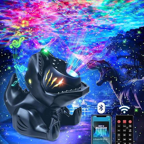 Dinosaur Toys for Kids 5-7, [Remote+3 Films+93 Effects] Dinosaur Toys for Kids 3-5, 3 Timer+5 Brightness Kids Night Light Projector Night Light for Kids, Rotate Dinosaur Night Light Kids,Dinosaur Toys - Jamouz