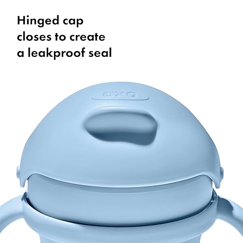 OXO Tot Transitions Straw Cup with Removable Handles - 6 oz. - Dusk - Jamouz