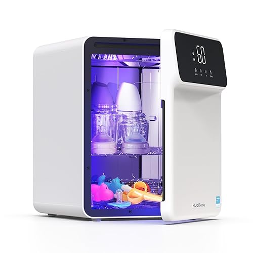 HubiBaby 4-in-1 UVC Cleaner and Dryer for Baby Bottles Multifunctional Smart Control with Bluetooth APP - Jamouz