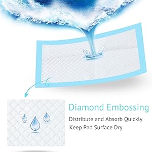 Quick absorbing and keep dry