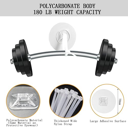 Furniture Anchors 24Pack(12pairs) No Drill Furniture Straps for Baby Proofing Self-Adhesive Securing 180lbs Prevent Falling Anti Tip Earthquake Straps for Toddlers Kids Children Pets Safety - Jamouz