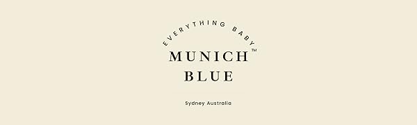 Munich Blue everything baby, a company from Australia focusing on premium baby essentials products