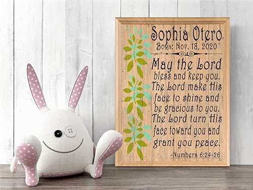 Baptism Gift Blessing Personalized Christening Gifts - for Boys Baby Girls Babies Made in USA (My Baptism) - Jamouz