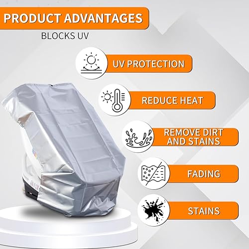 1Pack Baby Car Seat Sun Shade Cover[Portable & Foldable][Blocks Out Heat & Sun]Keeps Your Toddler Baby Seat Cooling, Reflective Baby Seat Covers [Compatible with Most Baby Car Seat] - Jamouz