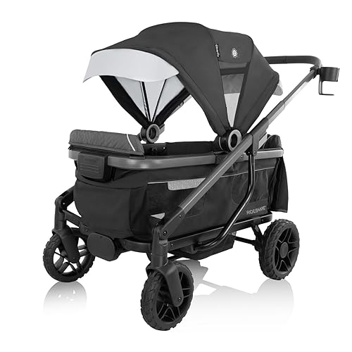 Evenflo Shyft Rideshare All-Terrain Performance Stroller Wagon (Electric Blue) - Jamouz