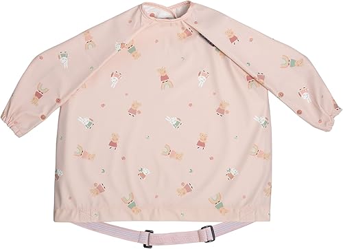 BIBaDO - Long Sleeve Baby Bibs - Babies & Toddlers 6-36 Months - Coverall Baby Led Weaning Bib - Easy Wipe, Soft & Waterproof - Jamouz