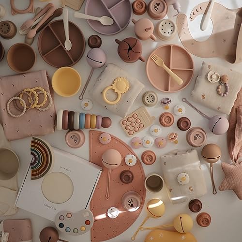 mushie Silicone Suction Plate | BPA-Free Non-Slip Design (Ivory) - Jamouz