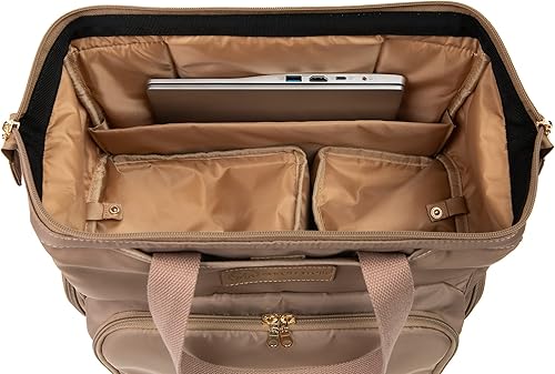 Sarah Wells Norah Breast Pump Backpack (Latte) - Jamouz