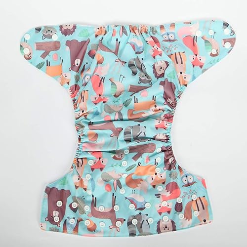 2 to 7 Years Old Junior Big Cloth Diaper Pocket Reusable Baby Kids Toddler (Be Brave) - Jamouz