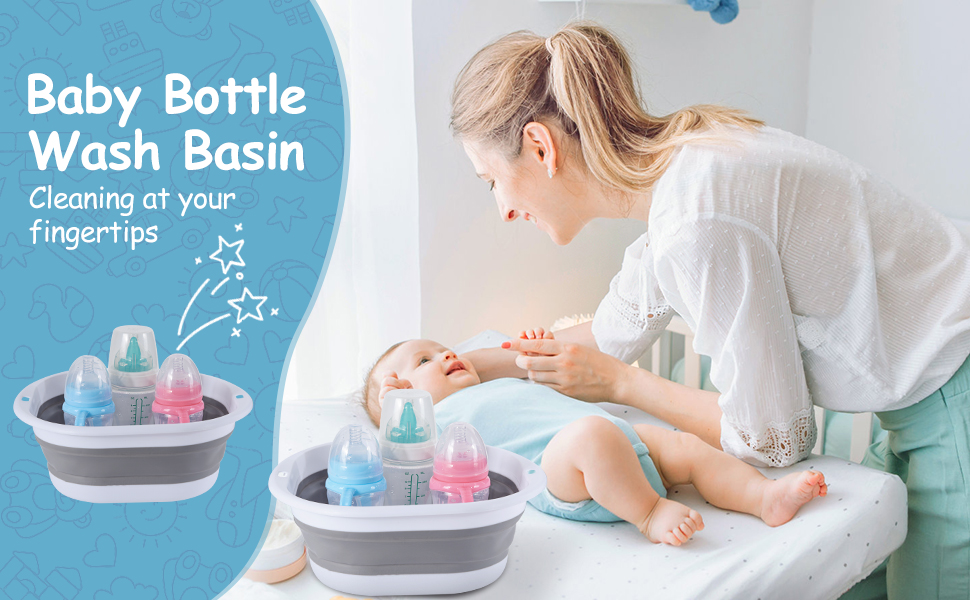 bottle washer baby bottle washer collapsible dish basin dicollapsible shwasher basket for baby items