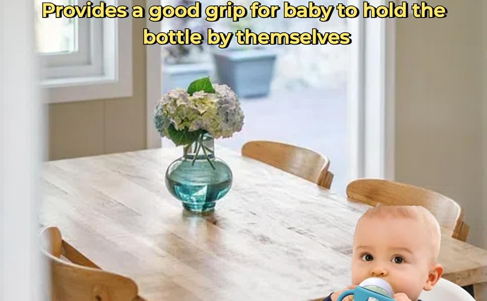 Silicone Sleeves with Handles for Philips-Avent-Glass-Bottle