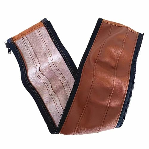 MINILUJIA Baby Stroller Armrest Bumper Handlebar Sleeve Cover Universal Handle Cover DustProof Protect PU Leather Case with Removable Zipper Black - Jamouz