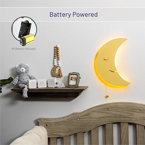 Lumipets Lighted Balloons, Nursery Night Light, Wall Mounted Lighted, Battery Operated Cloud Light Sign–Lightweight Kids Night Light for Babies, Toddlers, Kids - 17.7 x 11.2 x 1.5-in - Jamouz