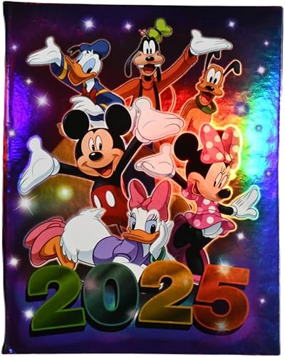 Mickey Mouse and Gang 2024 Photo Album 4'X 6' Holds 200 Photos. - Jamouz