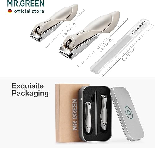 MR.GREEN Baby Safety Nail Clippers Nail Care Clippers Fingernail Cutter Newborn Baby Convenient Nail File Manicure Tools (Baby Nail Clipper) - Jamouz