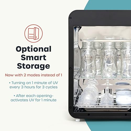 Wabi UVC LED Sanitizer & Dryer Ultra (White + Gunmetal Trim) - Jamouz