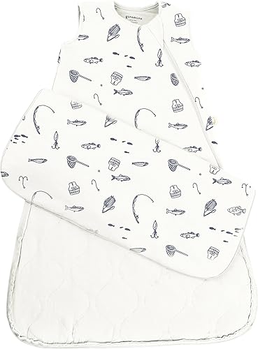 GUNAMUNA Unisex Baby Sleep Bag, Sleep Sack Sleeping Bag for Infants Toddlers, Easy Changing Diaper Zipper, Nap Time, 1.0 TOG - Jamouz