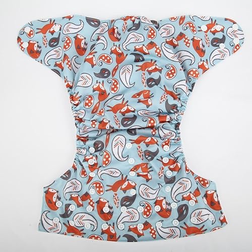 2 to 7 Years Old Junior Big Cloth Diaper Pocket Reusable Baby Kids Toddler (Be Brave) - Jamouz