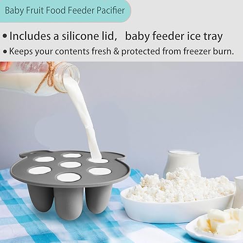 Baby Food Freezer Tray and Teething Popsicle Molds – The Perfect Solution for Your Little One's Teething and Feeding Needs - Jamouz