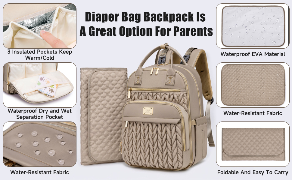 large diaper bag backpack