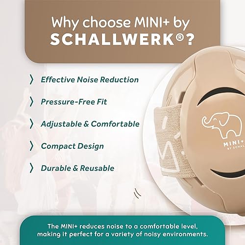 Schallwerk ® Mini+ Baby Ear Muffs – Noise Protection for Babies, Infants, Toddlers – CE & ANSI Certified Headphones - Jamouz