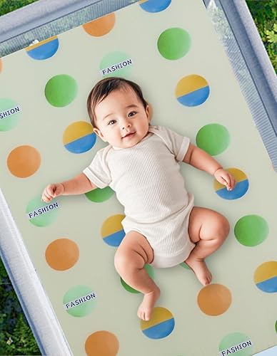 Pack and Play Mattress 38' x 26' Soft Firm Premium Foam Pack N Play Mattresses Odorless Breathable Comfort Baby Foam Portable Playpen Mattresses (Tri-fold Dinosaur) - Jamouz
