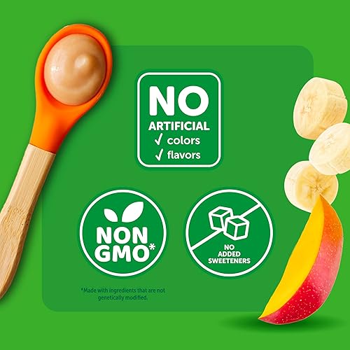 Beech-Nut Toddler Smoothies Variety Pack, Yogurt Smoothies with Prebiotics, Baby & Toddler Food Pouches, 3.5 oz (18 Pack) - Jamouz