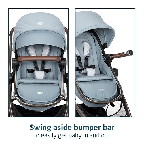 Maxi-Cosi Zelia™ Luxe 5-in-1 Modular - Baby Travel System Car Seat and Stroller, Infant Car Seat and Stroller Combo, Baby Car Seat and Stroller Combo in New Hope Tan - Jamouz