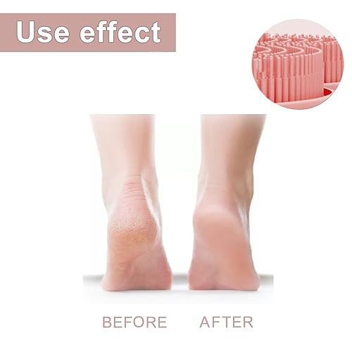 Shower Foot Scrubber,Shower Back Scrubber with Hook,Foot Washer with Suction Cups,Massager Cleaner Wash Brush(Blue) - Jamouz