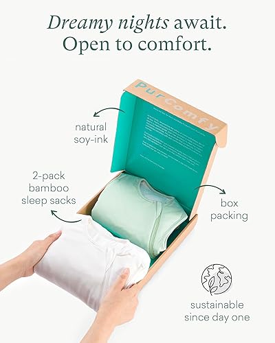 Supersoft Sleep Sack 0.5 TOG, Premium Bamboo Viscose Sleeping Bag Thin Baby Wearable Blanket 2-Way Zipper Sleep Sack - Jamouz