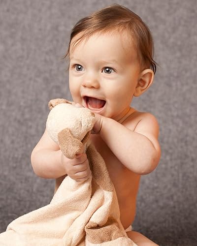 Angel Dear - Brown Giraffe, Cuddle Twins Blankie Set, 2 Count (Pack of 1) - Jamouz