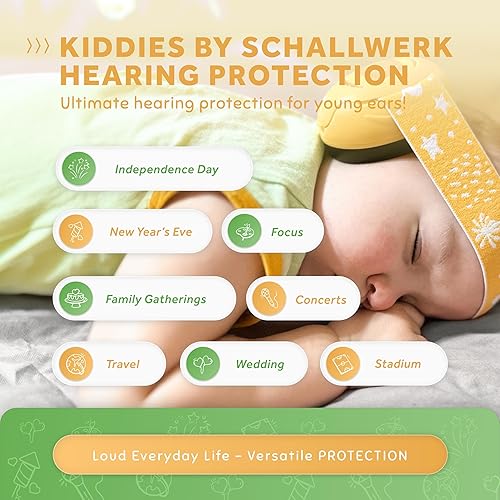 Schallwerk ® Mini+ Baby Ear Muffs – Noise Protection for Babies, Infants, Toddlers – CE & ANSI Certified Headphones - Jamouz