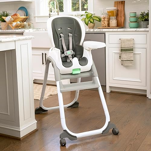 Ingenuity Full Course 6-in-1 High Chair - Baby to 5 Years Old, 6 Convertible Modes, 2 Dishwasher Safe Trays - Astro, 13108 - Jamouz