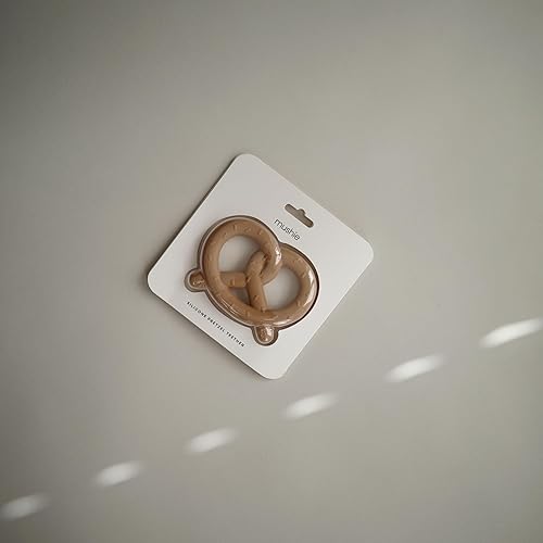 mushie Silicone Baby Teether Toy | Pretzel - Jamouz