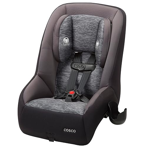 Cosco Mighty Fit 65 DX Convertible Car Seat, Heather Onyx - Jamouz