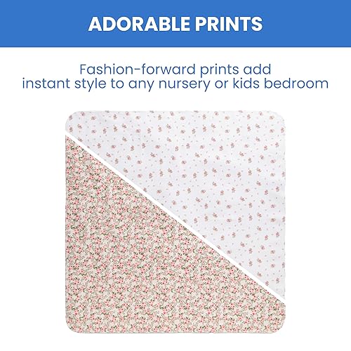 Delta Children 100% Cotton Flannel Baby Receiving Blankets for Girls and Boys – 30x30 Inches (Pack of 2), Safari Friends - Jamouz