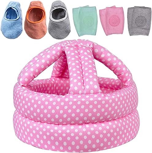 Baby Helmet for Crawling Walking Soft Cushion No Bumps - Jamouz