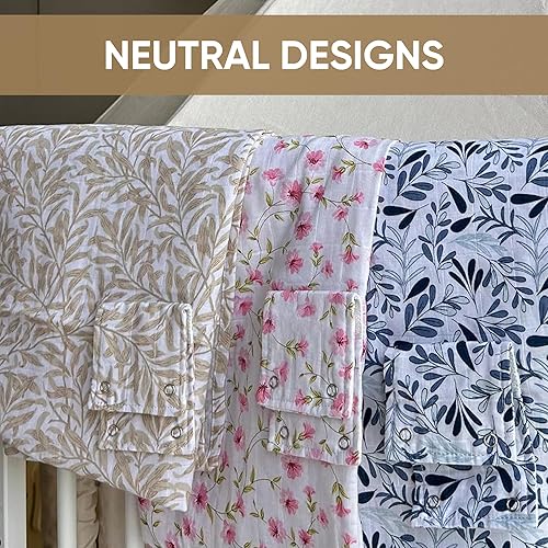 MOZAH Baby Multi-Use Cover: 9-in-1 Car Seat Covers Canopy Cover, Breathable Breastfeeding Cover, Stroller Cover & More, Boys & Girls Shower Gifts (Warm Taupe) - Jamouz