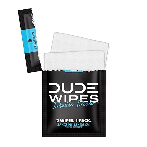 DUDE Baby Wipes - Flushable Baby Wipes Unscented - (6 Pack) 288 Wipes - Extra Large Wet Wipes Flushable - Vitamin-E & Aloe - Septic and Sewer Safe - Jamouz