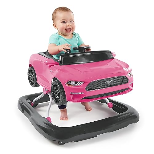 Bright Starts Ford F-150 4-in-1 Agate Black Baby Activity Center & Push Walker with Removable Interactive Steering Wheel-Toy, 6 Months and up - Jamouz
