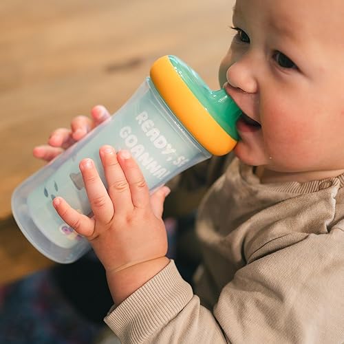 The First Years Bluey Insulated Sippy Cups - Dishwasher Safe Spill Proof Toddler Cups - Ages 12 Months and Up - 9 Ounces - 2 Count - Jamouz